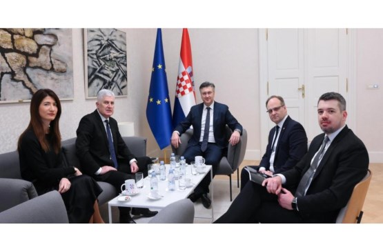 Predsjedavajući Doma naroda PSBiH dr. Dragan Čović u Zagrebu održao sastanak s predsjednikom Vlade Republike Hrvatske 